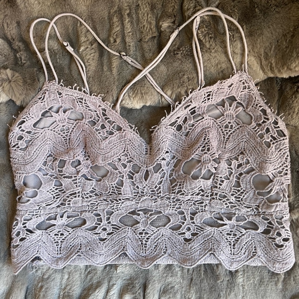 Free People Grey bralette